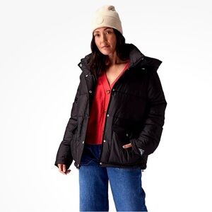 BASIN AND RANGE Women Black Puffer Warm Jacket